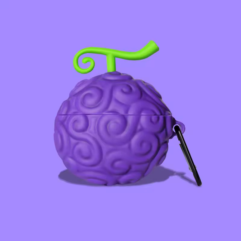 Rubber Fruit Earbuds Case